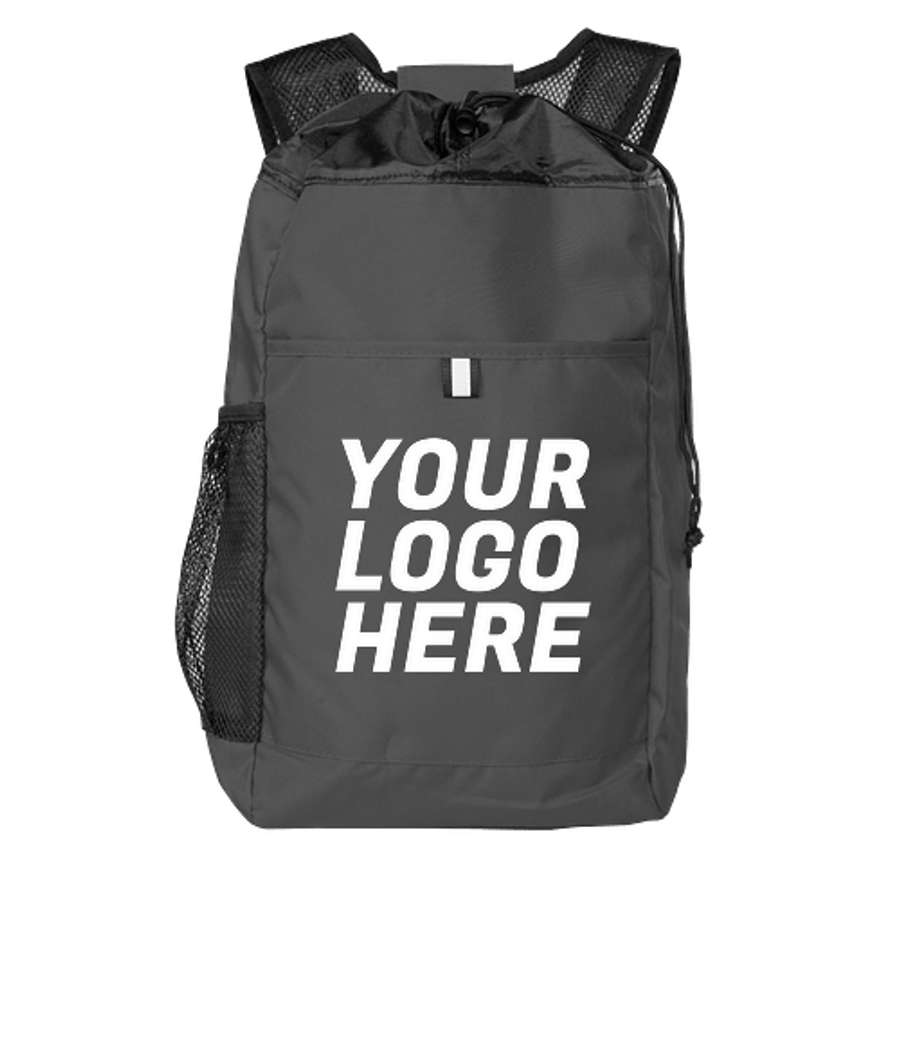 Port Authority Hybrid Backpack in Charcoal / Black