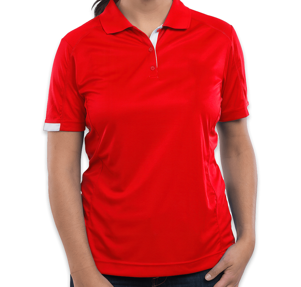 Elevate Women's Kiso Textured Knit Performance Polo-default