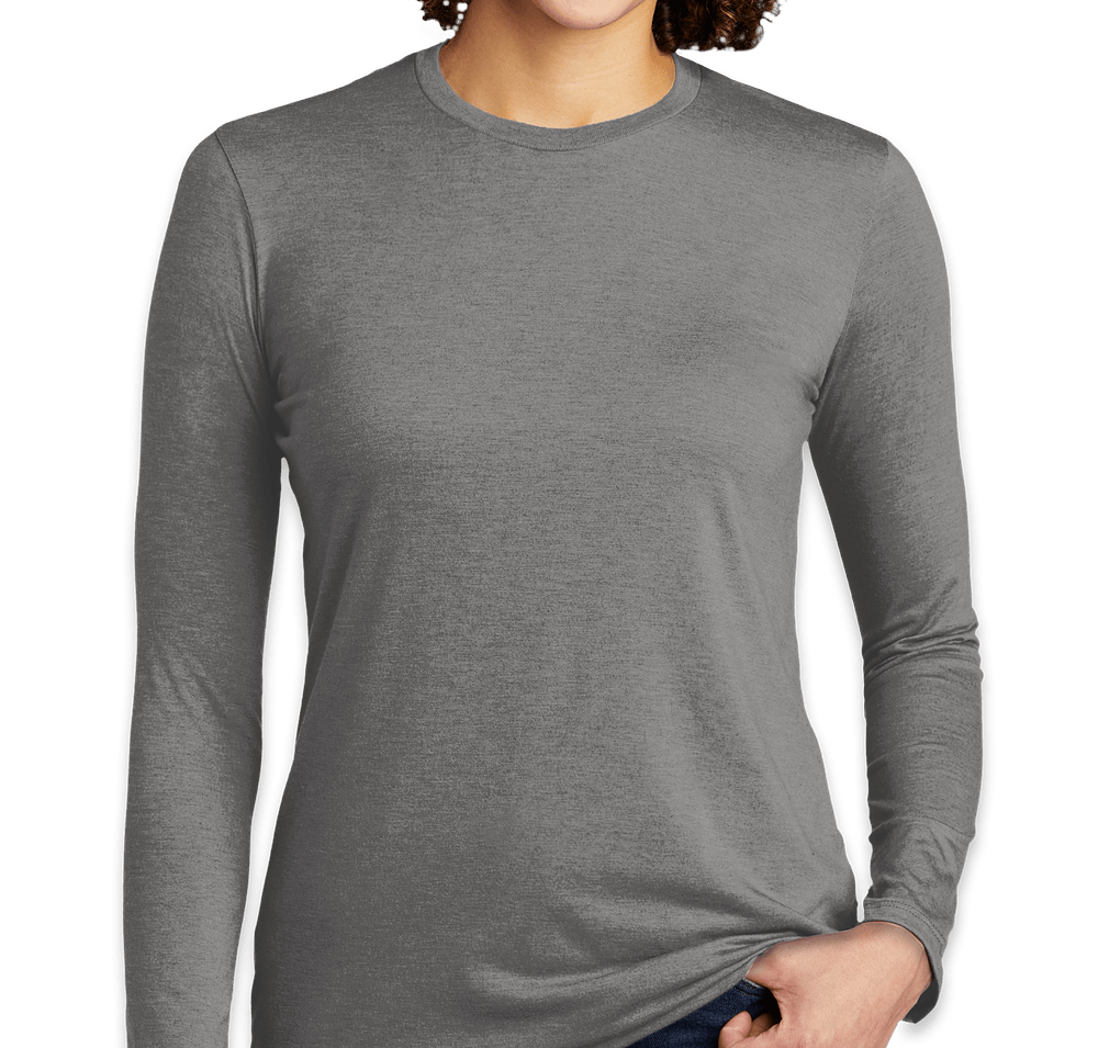 Allmade Women's Tri-Blend Long Sleeve T-shirt-default