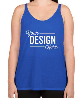 Bella + Canvas Women's Flowy Tank - Color: True Royal
