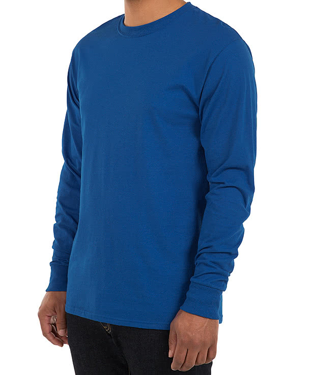 Fruit of the Loom 100% Cotton Long Sleeve T-shirt