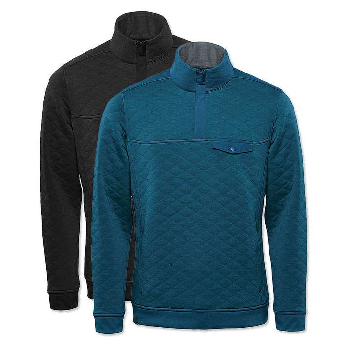 Stormtech Montebello Quilted Thermal Quarter Zip Sweatshirt