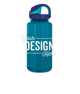 32 oz. Nalgene Tritan On-The-Fly Water Bottle - Color: Cadet / Blue / Aqua