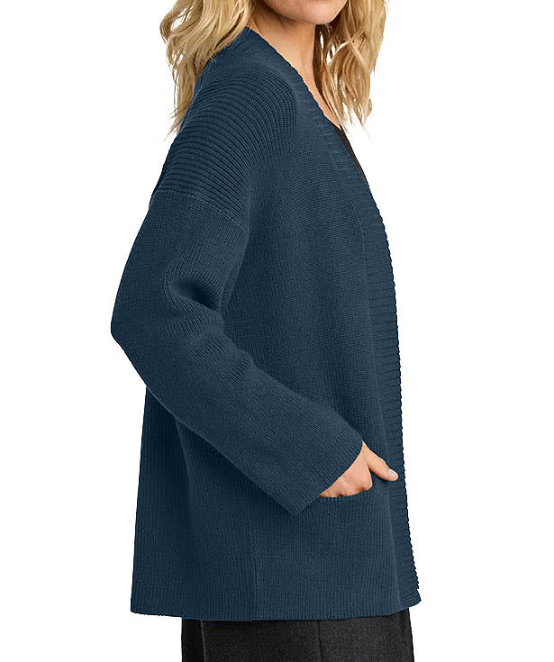 Mercer+Mettle Women's Textured Open Cardigan