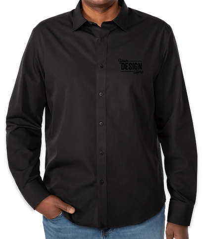 UNTUCKit Black Stone Wrinkle-Free Long Sleeve Shirt - Black