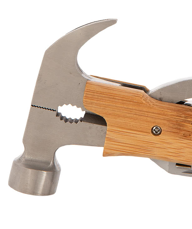 Laser Engraved 12-in-1 Multi-Functional Wood Hammer