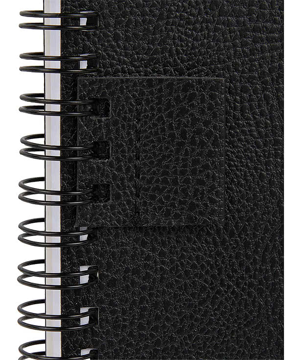 Debossed Pebble Grain FSC Recycled Hard Cover Spiral Notebook