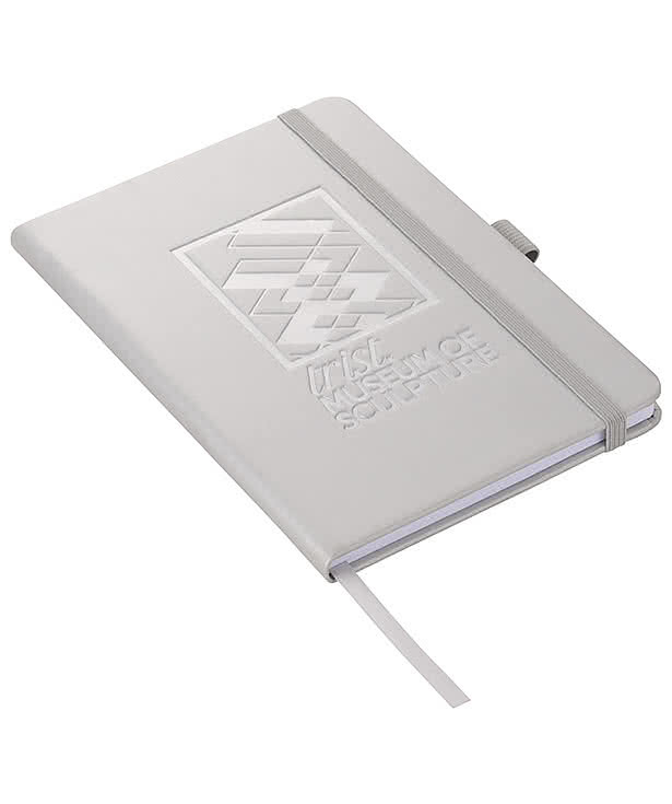 JournalBooks ® Debossed Vienna Hard Cover Notebook with Pen