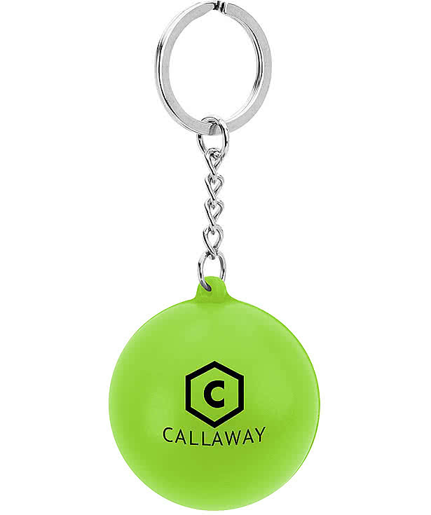 Round Stress Reliever Keychain