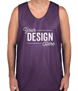 A4 Mesh Reversible Tank - Color: Purple / White