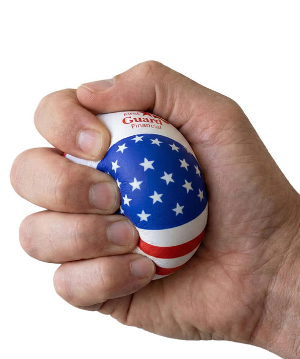 American Flag Ball Stress Reliever