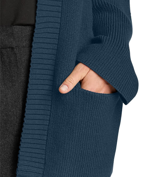 Mercer+Mettle Women's Textured Open Cardigan