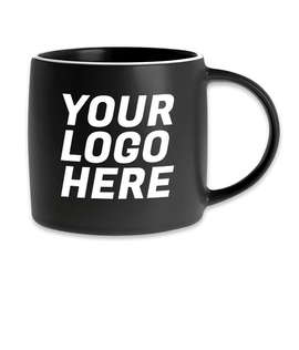 17 oz. Cimarron Ceramic Mug - Color: Black