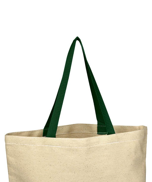 Full Color Medium Natural Cotton Canvas Tote Bag