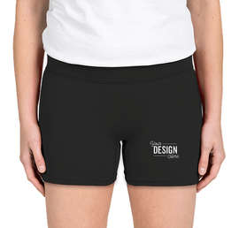 Augusta Women's 4" Compression Shorts - Color: Black