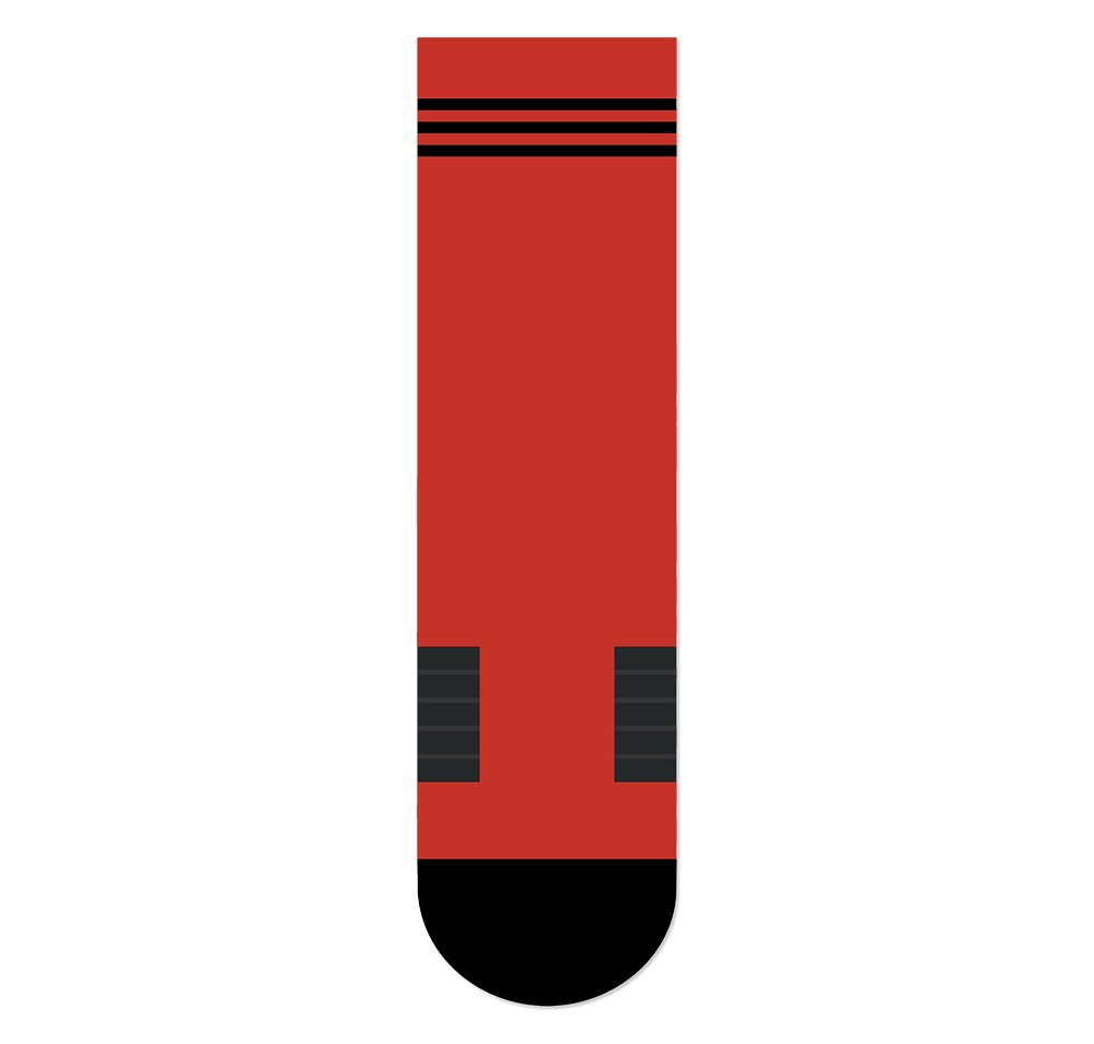 Triple Stripe Premium Crew Socks-default