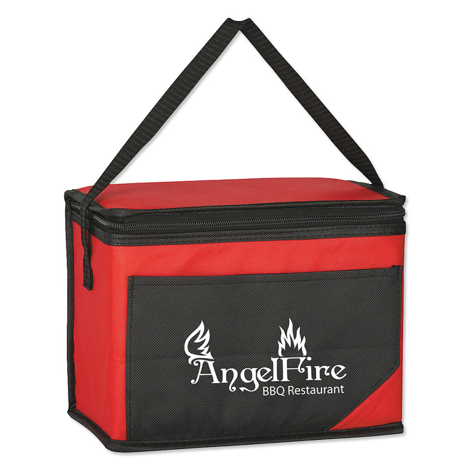 Non-Woven Chow Time 6 Can Cooler