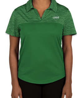 Augusta Women's Tonal Heather Performance Polo