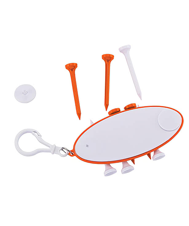 Golf Tee and Marker Tool Set Keychain