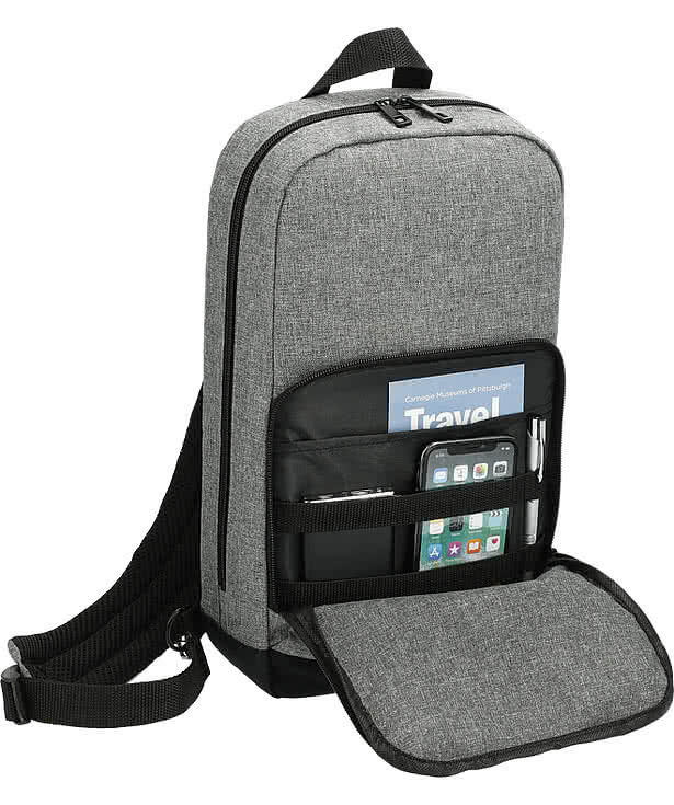 Graphite Deluxe Recycled Sling Backpack