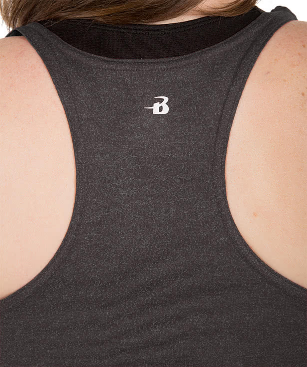 Badger Women's Heather Performance Racerback Tank