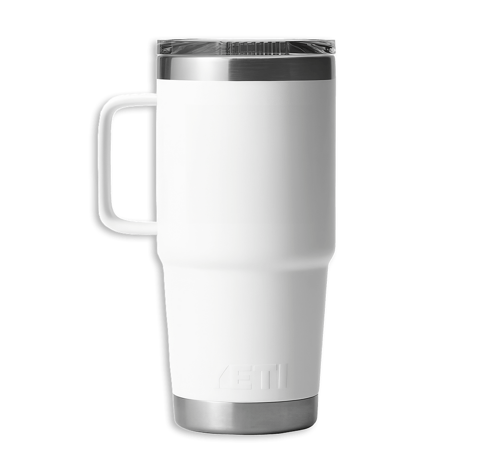 YETI Laser Engraved 20 oz. Rambler Insulated Travel Mug with Stronghold Lid-default