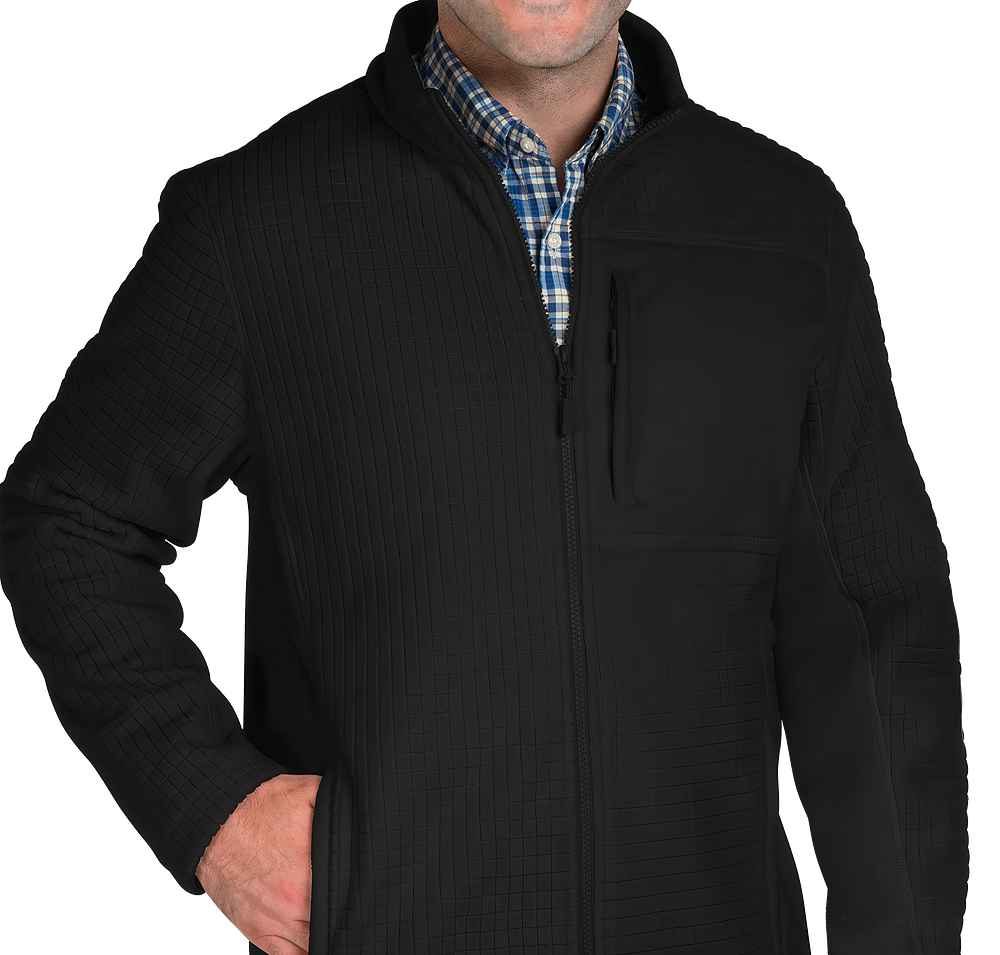 Charles River Terrain Textured Fleece Jacket-default