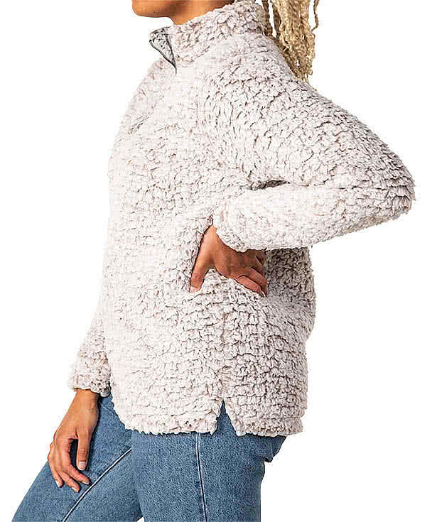 J. America Women’s Epic Sherpa Quarter-Zip Pullover
