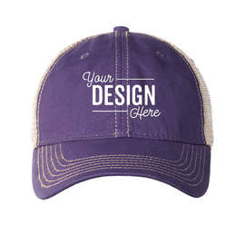Legacy Old Favorite Trucker Hat - Color: Purple / Khaki