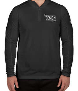 Under Armour Tech Quarter Zip Performance Shirt - Color: Black