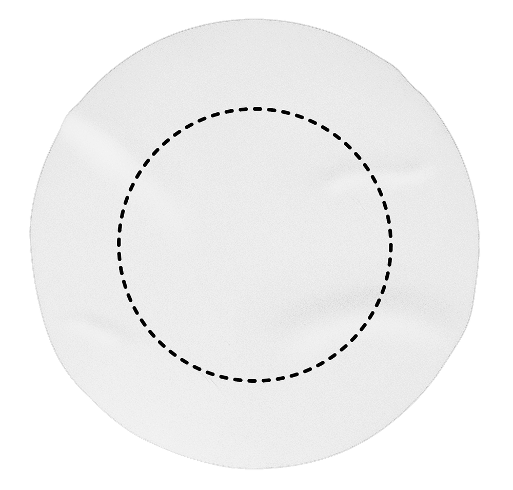 Full Color 5' Round Throw Tablecloth-default