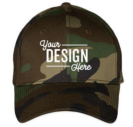New Era 39THIRTY Stretch Fit Cotton Hat - Color: Camo