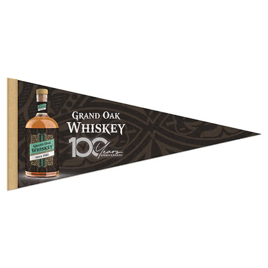 Full Color 8" x 18" Soft Felt Pennant in White