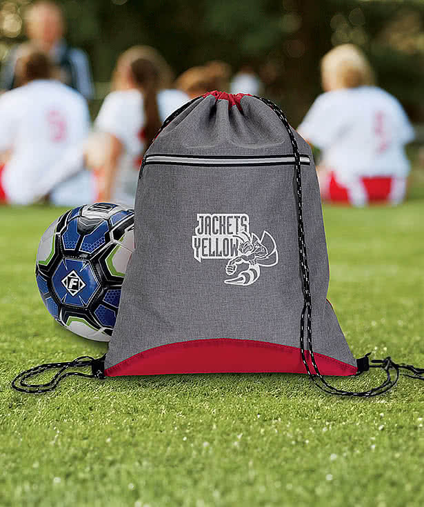 Full Color Two Tone Sport Drawstring Bag