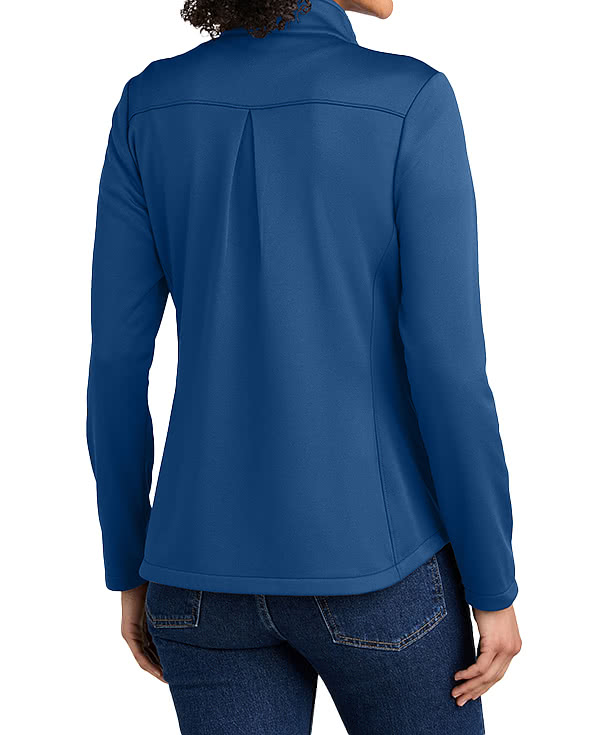 Eddie Bauer Women's Smooth Mid Layer Half Zip Fleece Pullover - Printed