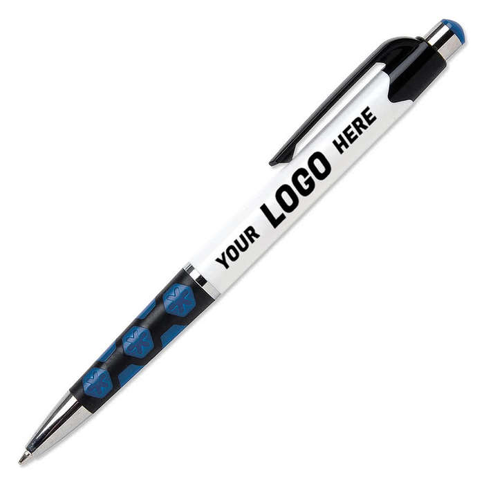 Mardi Gras Hex Ballpoint Pen (black ink)
