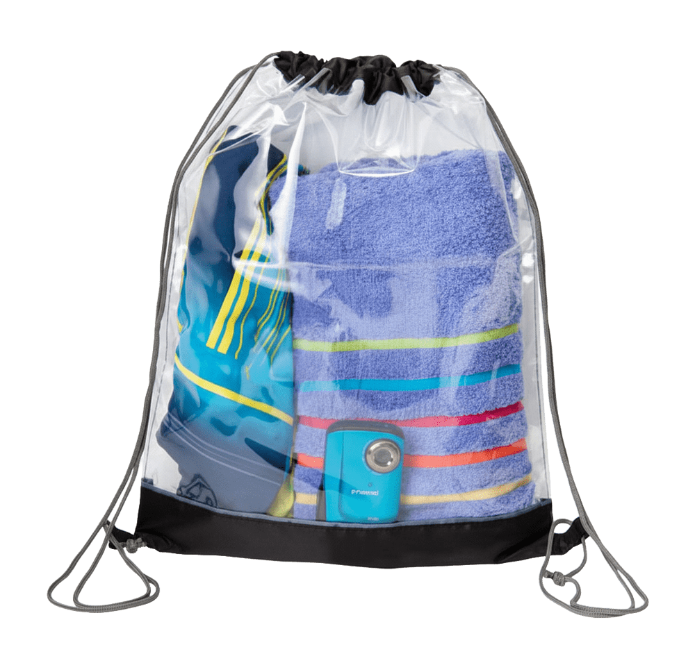 Transparent Drawstring Bag-default