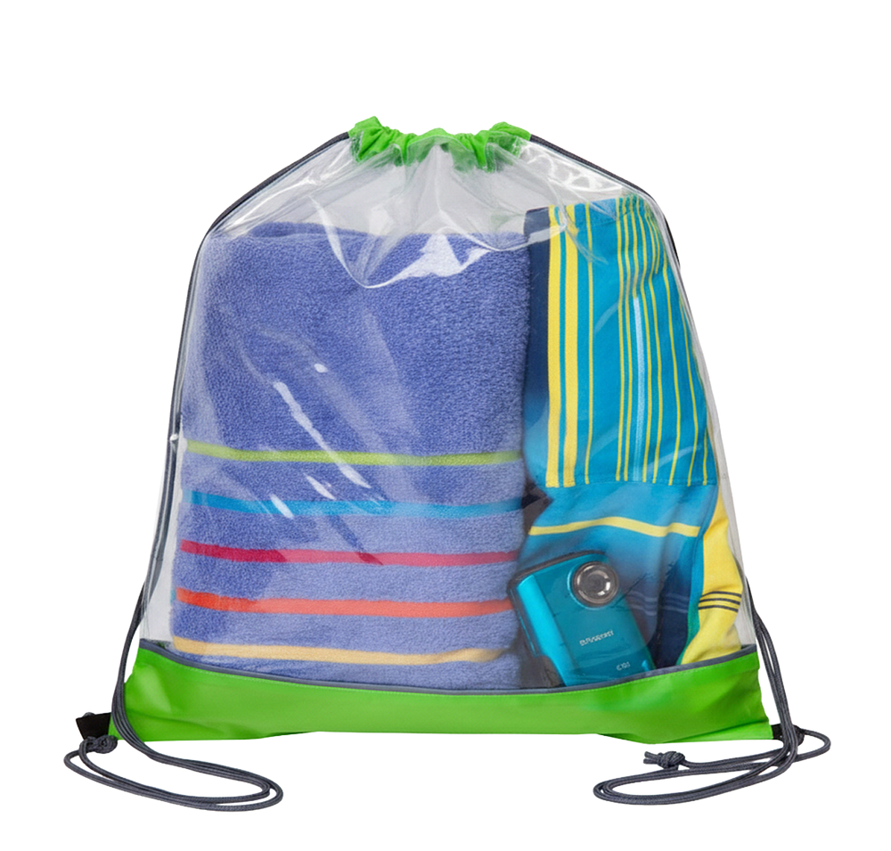 Transparent Drawstring Bag-default