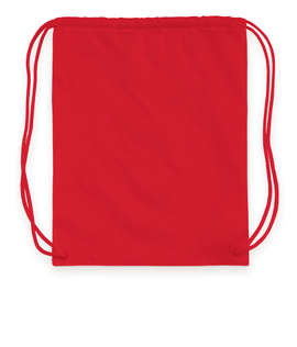 Multicolor Drawstring Bag - Color: Red