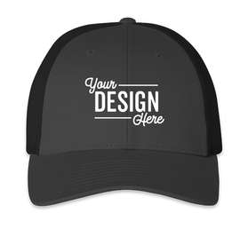 Richardson Low Profile Trucker Hat - Color: Charcoal / Black