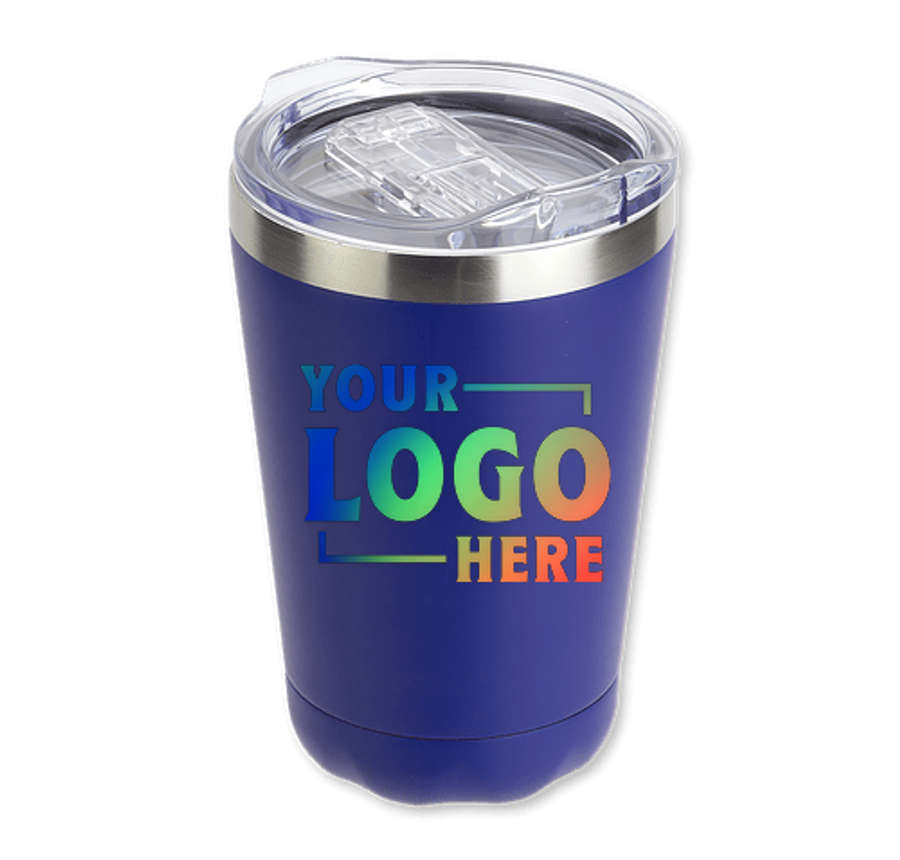Full Color 9 oz. Cadet Stainless Steel Insulated Tumbler in Blue