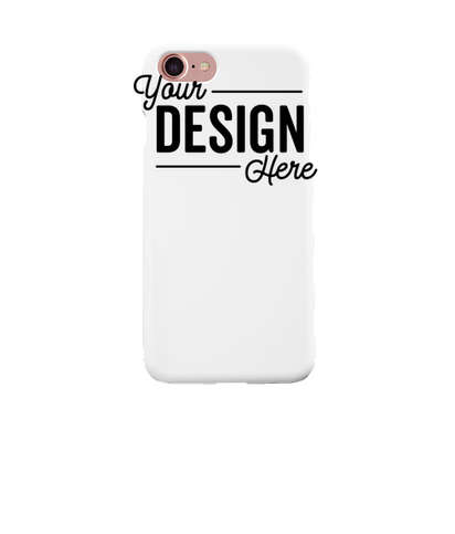 Full Color iPhone 8 Slim Phone Case - White
