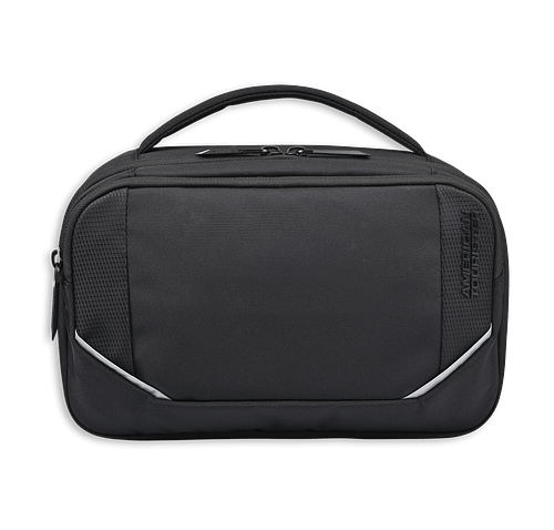 American Tourister Zoom Turbo Toiletry Pouch in Black