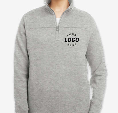 Nautica Women's Anchor Quarter Zip Sweatshirt-default