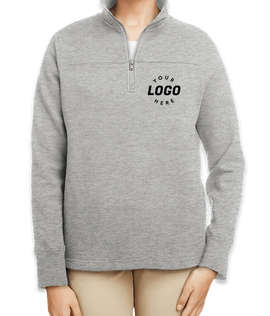 Nautica Women's Anchor Quarter Zip Sweatshirt