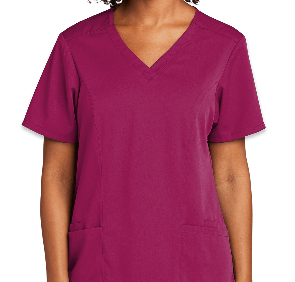 Wink Women's Premiere Flex Stretch V-Neck Scrub Top-default