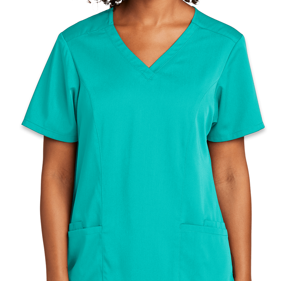 Wink Women's Premiere Flex Stretch V-Neck Scrub Top-default