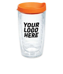 Full Color Tervis 16 oz. Classic Tumbler with Lid - Color: Orange