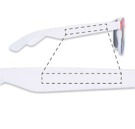 Prism Malibu Sunglasses - Color: Rainbow