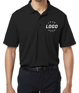 Paragon Saratoga Mini Mesh Performance Polo - Color: Black